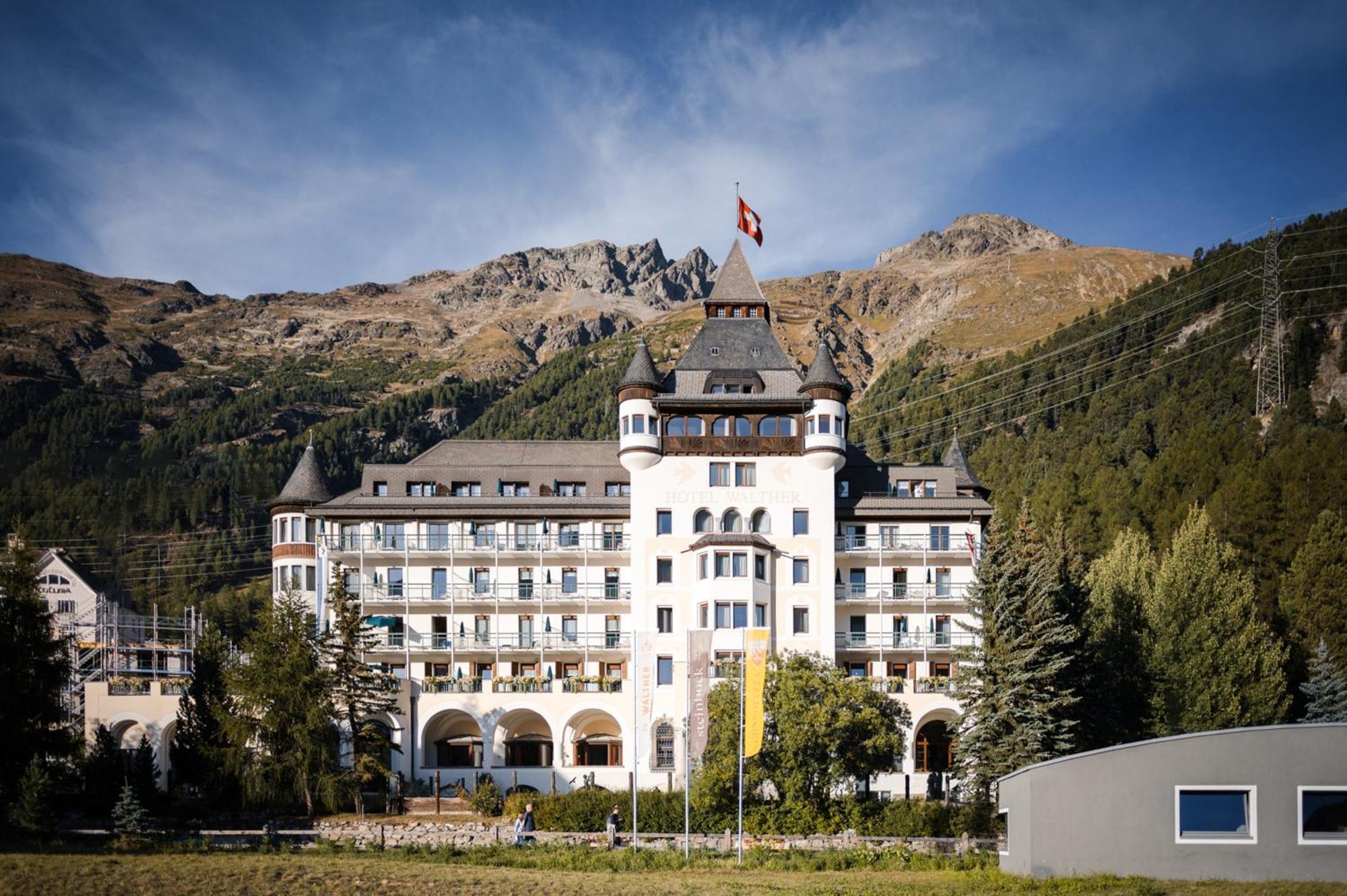 Hotel Walther - Relais & Chateaux Понтрезина Экстерьер фото